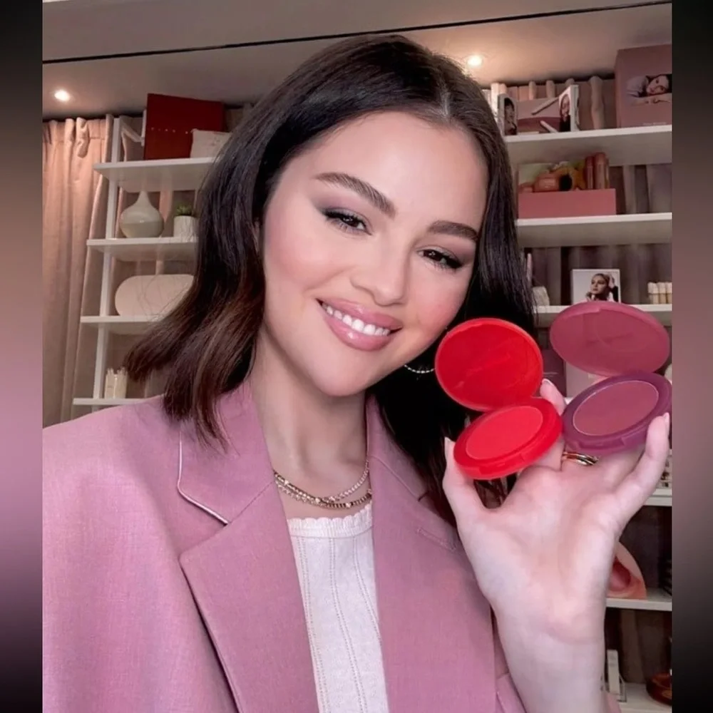 Rare Beauty cushiony cream